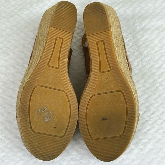Anthropologie NAGUISA Espadrille Wedge Slingback Hand Crafted in Spain Sandals - Picture 15 of 17